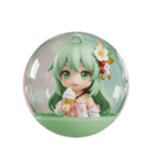 食べる精霊みなみちゃん（個別スタンプ：5）