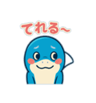 かわいい系宇宙人サメ（個別スタンプ：1）