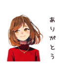 やさしい妻のいたわりメッセージ（個別スタンプ：3）