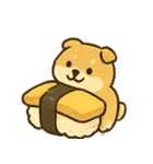 もぐもぐ柴寿司スタンプ（個別スタンプ：4）