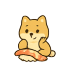 もぐもぐ柴寿司スタンプ（個別スタンプ：6）