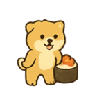 もぐもぐ柴寿司スタンプ（個別スタンプ：11）