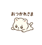 ホワイトライオン アニマルスタンプ（個別スタンプ：2）