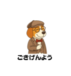 英国紳士風ビーグル犬16スタンプ（個別スタンプ：10）