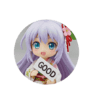 プラカード精霊みなみちゃんカプセルトイ（個別スタンプ：3）