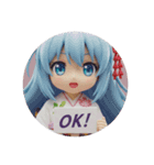 プラカード精霊みなみちゃんカプセルトイ（個別スタンプ：8）
