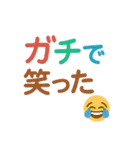 シンプル使いやすい可愛い文字スタンプ大量（個別スタンプ：15）