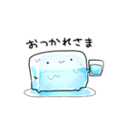 なんだかゆるい氷（個別スタンプ：14）