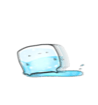 なんだかゆるい氷（個別スタンプ：24）