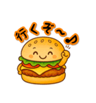 バーガーくんのスタンプ（個別スタンプ：40）