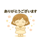 天使のような少女のつぶやき（個別スタンプ：3）