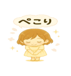 天使のような少女のつぶやき（個別スタンプ：21）
