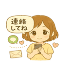 天使のような少女のつぶやき（個別スタンプ：28）
