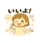 天使のような少女のつぶやき（個別スタンプ：35）