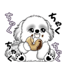 B＆Wシーズー犬 2025 「たまには本音で」（個別スタンプ：20）