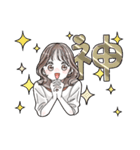 毎日使える❤️ふんわりJKスタンプ3(淡色)（個別スタンプ：8）