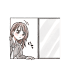 毎日使える❤️ふんわりJKスタンプ3(淡色)（個別スタンプ：26）