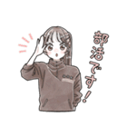 毎日使える❤️ふんわりJKスタンプ3(淡色)（個別スタンプ：31）