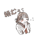 毎日使える❤️ふんわりJKスタンプ3(淡色)（個別スタンプ：33）