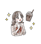 毎日使える❤️ふんわりJKスタンプ3(淡色)（個別スタンプ：37）