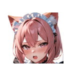 猫耳のピンク髪 ＆ おねだり顔0（個別スタンプ：16）