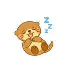 かわいいラッコの日常スタンプ（個別スタンプ：9）
