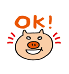 字もカラフル！毎日使えるTRGSキャラクター（個別スタンプ：11）