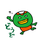 字もカラフル！毎日使えるTRGSキャラクター（個別スタンプ：22）