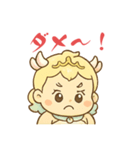 ぽちゃかわ みにこちゃん（個別スタンプ：16）