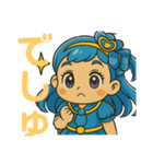 ぽちゃかわ あおかぜちゃんスタンプ（個別スタンプ：11）
