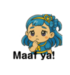 ぽちゃかわ あおかぜちゃんスタンプ（個別スタンプ：18）