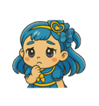 ぽちゃかわ あおかぜちゃんスタンプ（個別スタンプ：21）