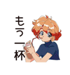 クールなお姉さん★ひとり飲み実況（個別スタンプ：11）