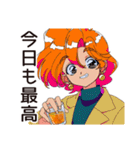 クールなお姉さん★ひとり飲み実況（個別スタンプ：25）