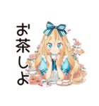 メルヘンアリスのティーパーティー♡（個別スタンプ：1）
