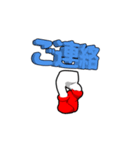 ▶踊るブーツ（感情）（個別スタンプ：16）