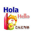 スペイン語,日本語,英語 連絡用 コタとピヨ（個別スタンプ：9）