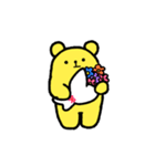 くまさんとねこスタンプ（個別スタンプ：7）
