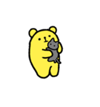 くまさんとねこスタンプ（個別スタンプ：8）