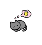 くまさんとねこスタンプ（個別スタンプ：18）
