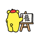 くまさんとねこスタンプ（個別スタンプ：24）