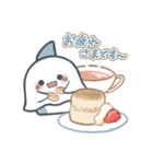 もぐもぐかまぼこざめ（個別スタンプ：14）