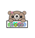 ハワイアンベアちゃん（個別スタンプ：8）
