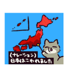 猛暑に抗うチベットスナギツネ（個別スタンプ：1）