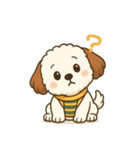 もふもふ犬ペチの毎日スタンプ（個別スタンプ：12）