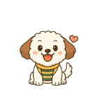 もふもふ犬ペチの毎日スタンプ（個別スタンプ：13）