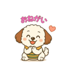 もふもふ犬ペチの毎日スタンプ（個別スタンプ：17）