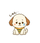 もふもふ犬ペチの毎日スタンプ（個別スタンプ：24）