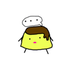 ひとりぼっちのプリン（個別スタンプ：1）