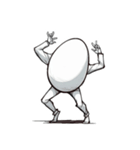 ウェイ系たまご（個別スタンプ：8）